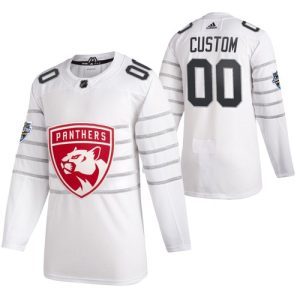 2020 NHL All Star Florida Panthers Pelipaita #00 Tilpasset Valkoinen